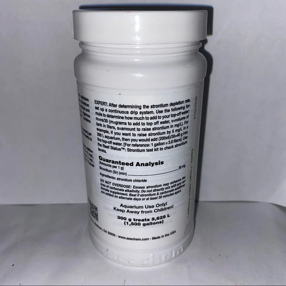 Seachem Reef Advantage Strontium 300 g 10.6 oz